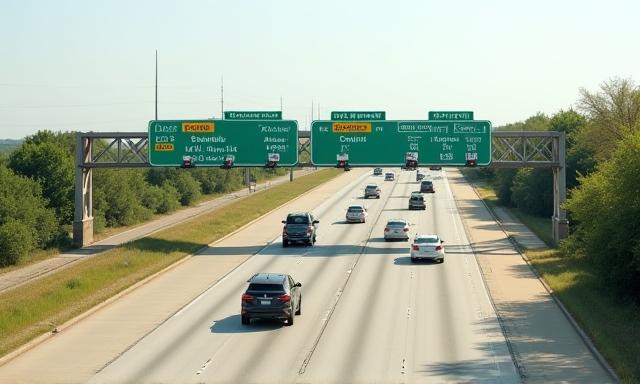 Managed lanes in North Texas
