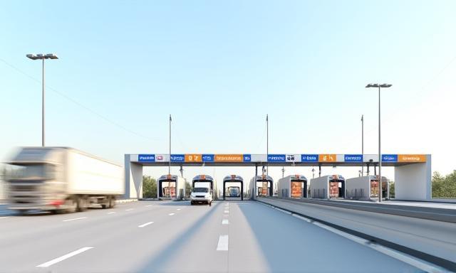 Toll plaza designed by Gateway Infrastructure Solutions
