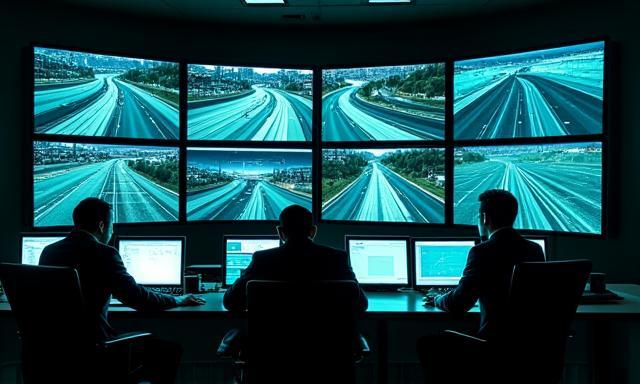 Traffic control center dashboard
