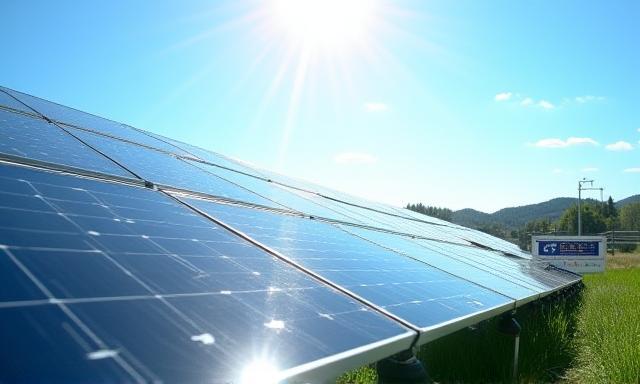 Solar panels powering toll equipment
