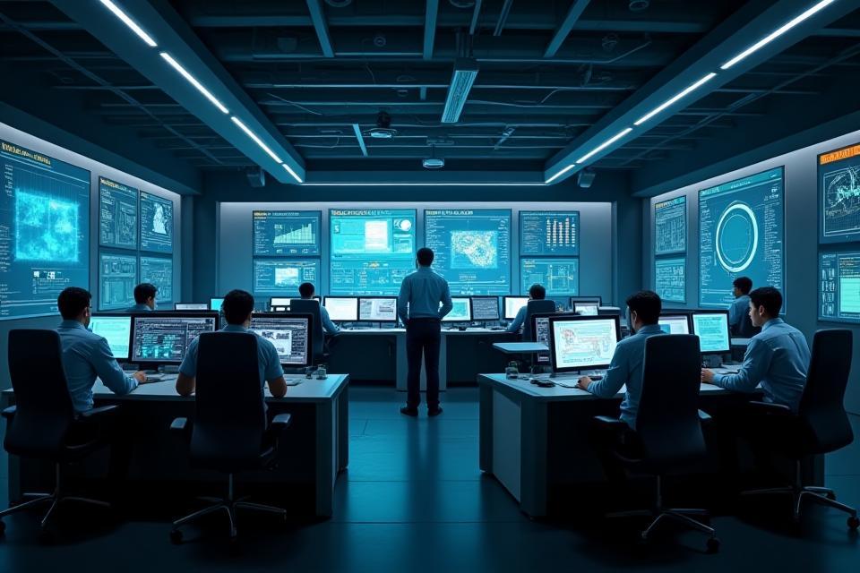 High-tech tolling control room